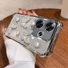 Poco F6 Pro Luxury Pearl Butterfly Bracelet Shockproof Plating Case For Xiaomi Redmi 14C 13 13C 12 12C 10 9 9A 9C A5 4G Cover