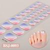 3D Waterproof Semi Cured UV Gel Toe Stickers for Nail Art-Luxurious Style Easy Apply