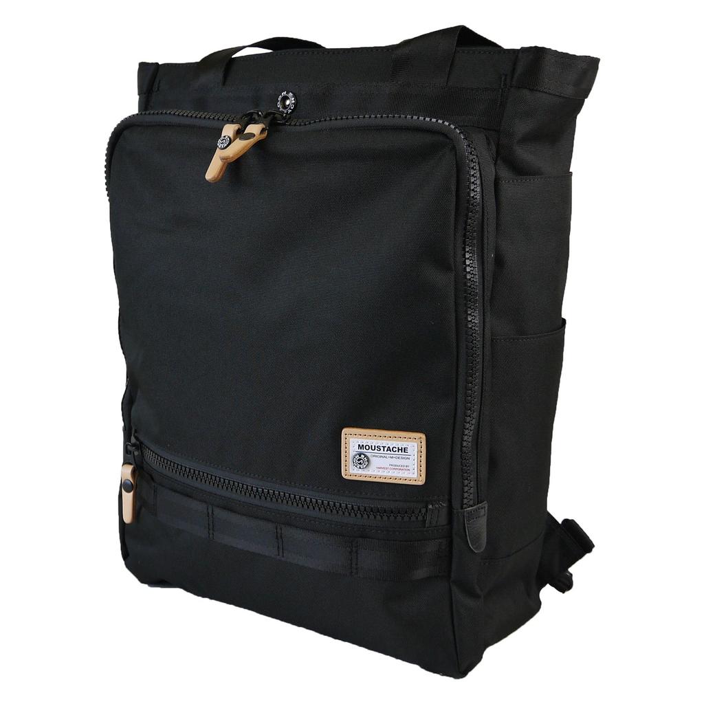 On 2WAY Backpack Black [Kaban Souko] [Moustache Time] JKA-2011