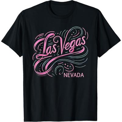 T-shirt pour femmes LAS VEGAS Amour Bébé Vacances à Vegas Souvenirs Filles