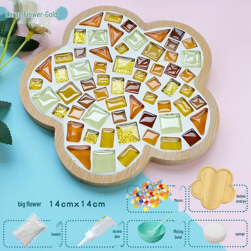 Handmade Mosaic Coaster DIY Kit for Students – Perfect for Mother's Day & Kindergarten Activities