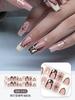 20 Pcs Halloween Christmas UV Semi Cured Gel Nail Stickers Self Adhesive Long Lasting Popular Nail Art Wraps