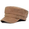 Autumn Winter Flat Top Baseball Caps Metal Buckle Octagonal Beret Hat Retro Artist Cap  For Women