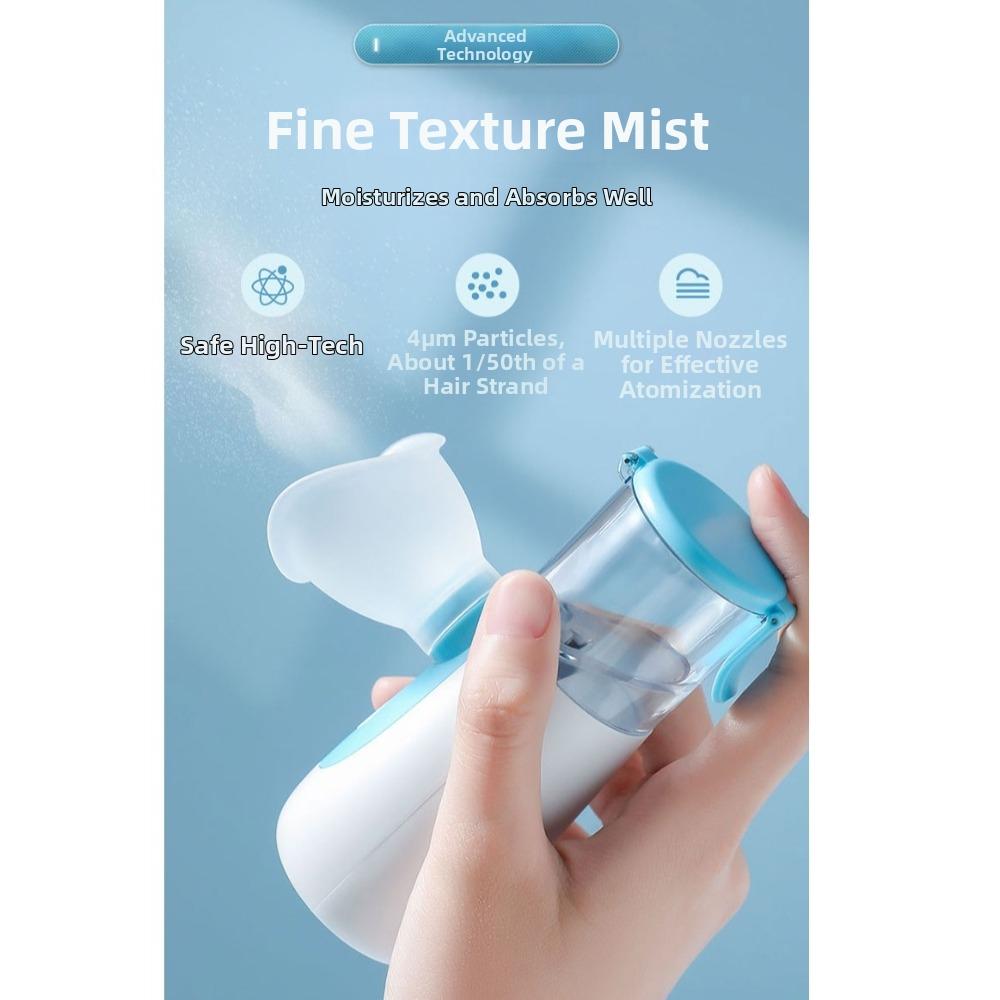 Rechargeable Mini Cool Mist Humidifier Long-Lasting Desktop Spray Humidifier Outdoor Use