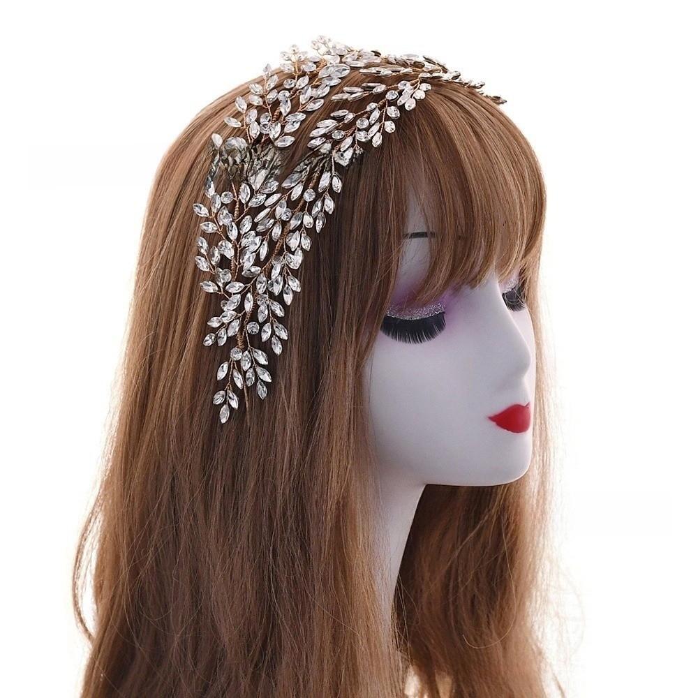Rhinestone Photography Headband Sparkling Wedding Hair Accessories Sweet Bride Headdress  Women
