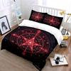"Esoteric Red Magic Circle Set" Multiple Sizes Kid's and Adults' Bedroom Exquisite 3PC Bedding Set Gift