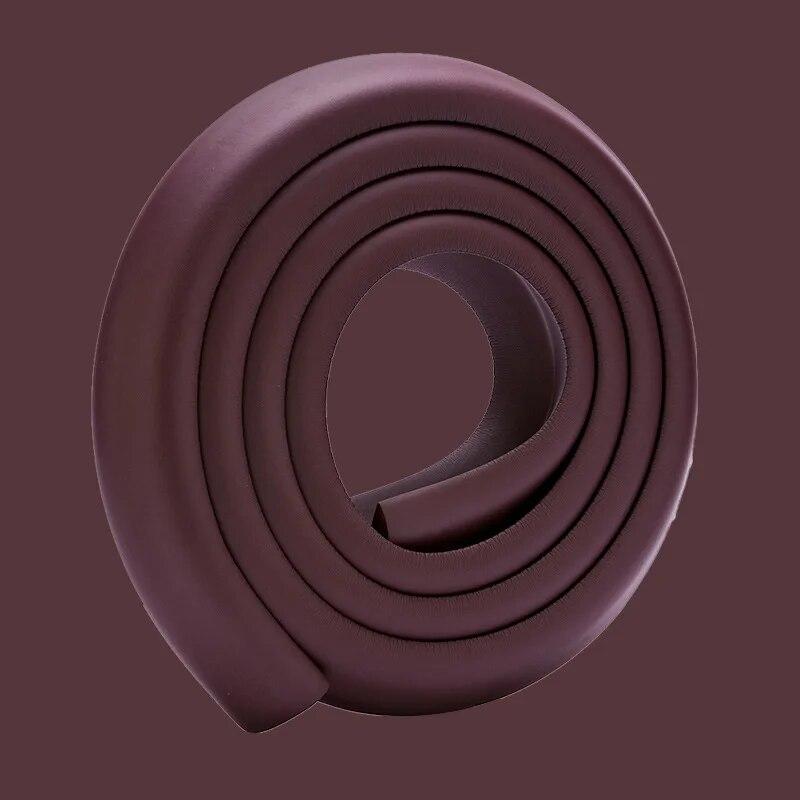 2m Thicken Baby Bumper Strip Kids Protection Bumper Furniture Anti-collision Strip L Type with Double-sided Tape Kindergarten