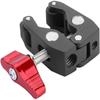 1pc 4kg Capacity Photography Clamp 1/4" Thread Hole Crab Clamp Holder For Monitor Setup