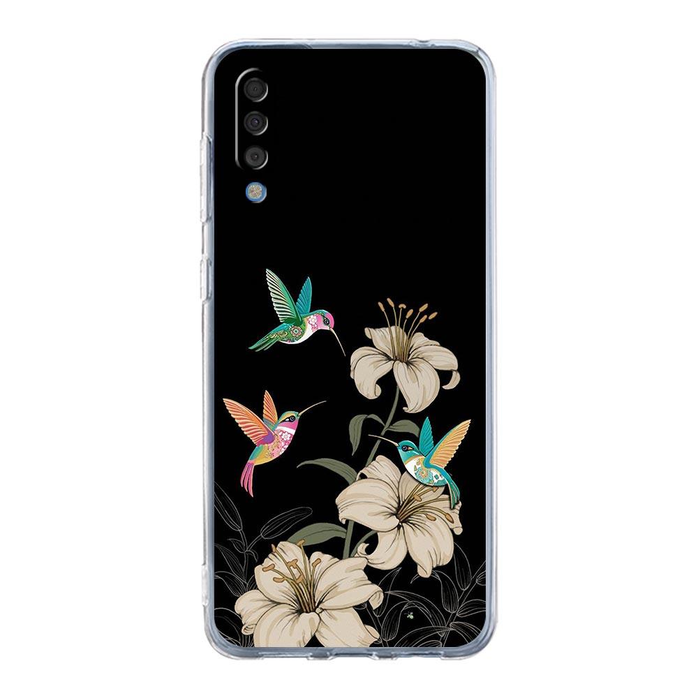 Phone Case For Samsung A56 A36 A26 A16 A14 A12 A22 A32 5G A34 A42 A52 A54 A50 A70 A72 A40 A20E A20S A04S A06 Cover Hummingbird