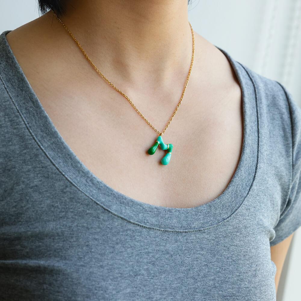 Colorful Letter Necklaces For Women Stainless Steel Chain Dopamine Initial Letter Necklace Wedding Party Jewelry Gift Bff