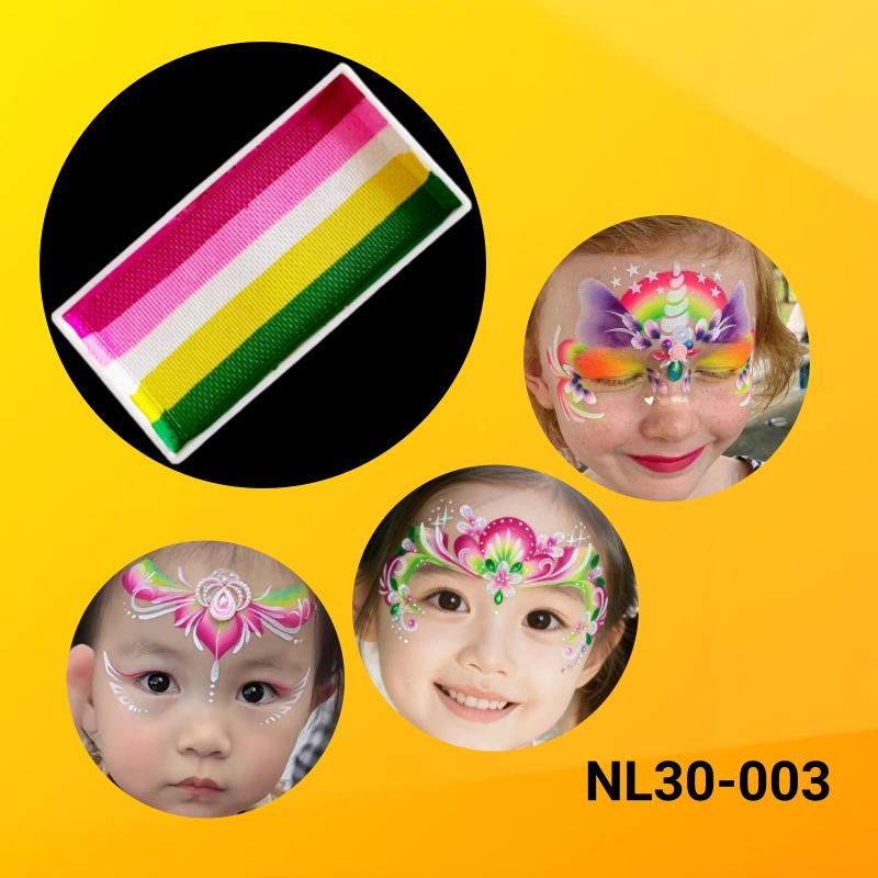 30g High Quality Non-Toxic Water-Based Split Cake Face Body Paint for Kids Festival Cosplay