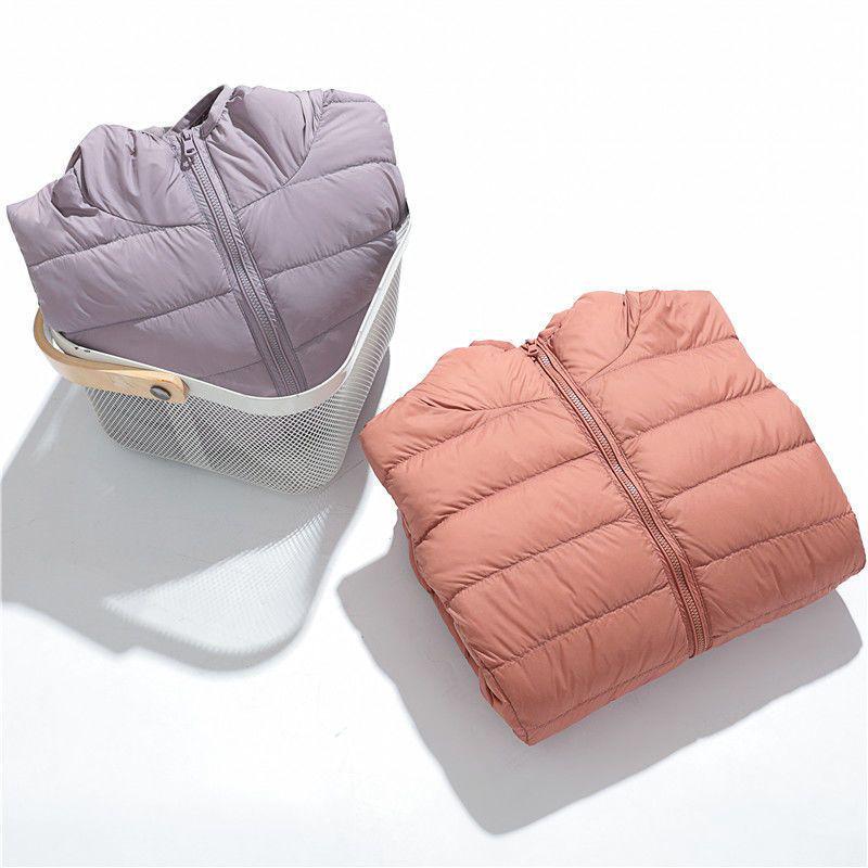2023 Women's Short White Duck Down Jacket - Lightweight, Hooded, Korean Style, Autumn/Winter, Loose Fit, Stand-up Collar.