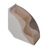 Coffee Filter Paper Storage Box Dustproof Plastic Filter Paper Rack Hand Brewed Coffee Filter Holder with Cover White