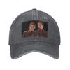 Weasley Twins Printing Fashion Denim Fabric Cap Casual Baseball Caps Adjustable Hat Summer Unisex Baseball Hats