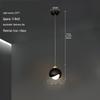 Luxury Crystal Bedside Hanging Lamp: Modern High-End Design for Bedroom or TV Wall