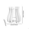 Wooden Puzzle Flower Vase Bouquet Arrangement Building Set Holder for Christmas