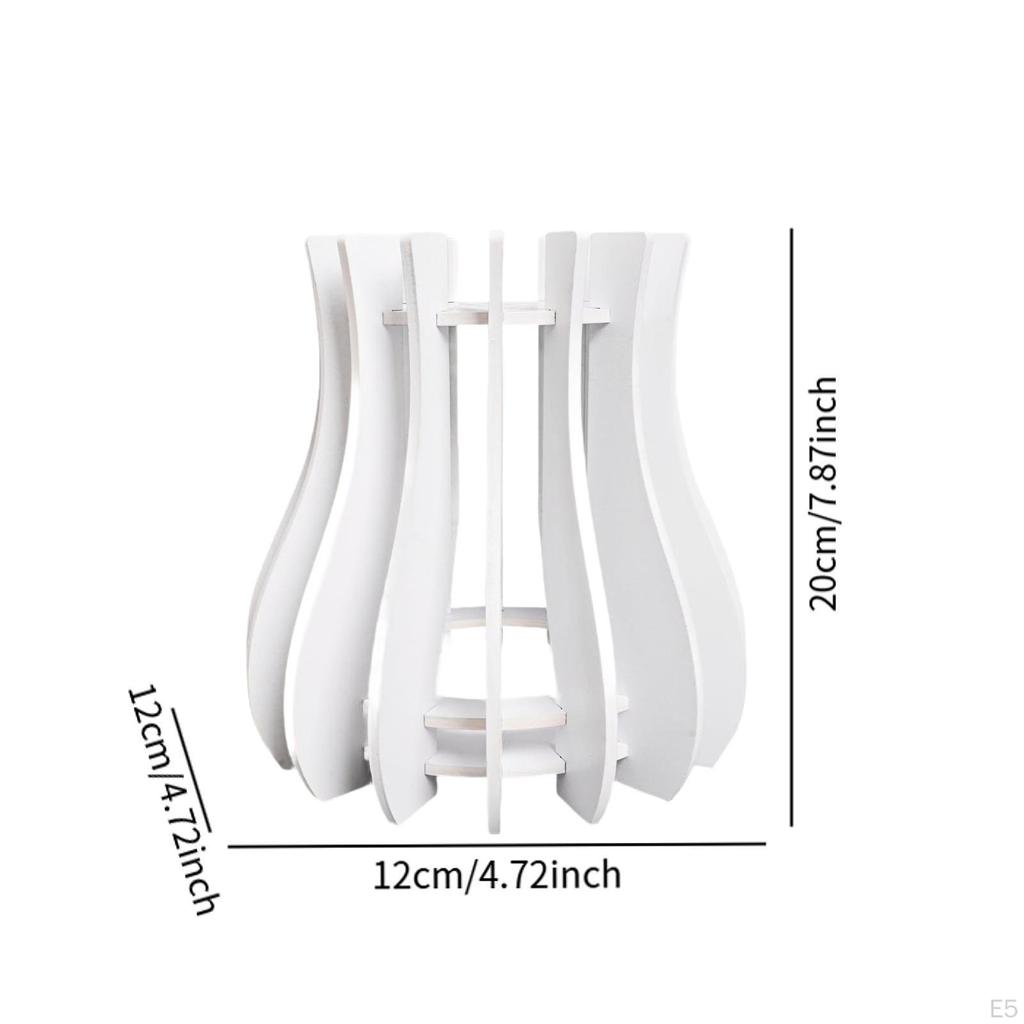 Wooden Puzzle Flower Vase Bouquet Arrangement Building Set Holder for Christmas