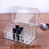 Klappbarer Staubdichter Acryl Lippenstift- und Lipgloss-Organizer-Box