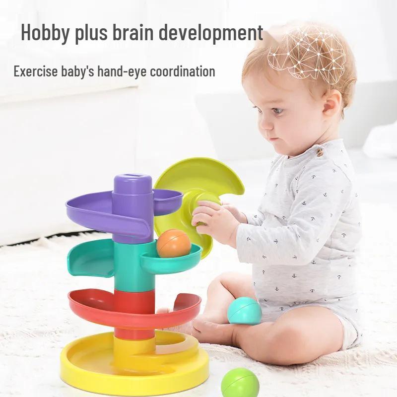 Stacking & Spinning Educational Toy for Babies 6 Months to 3 Years