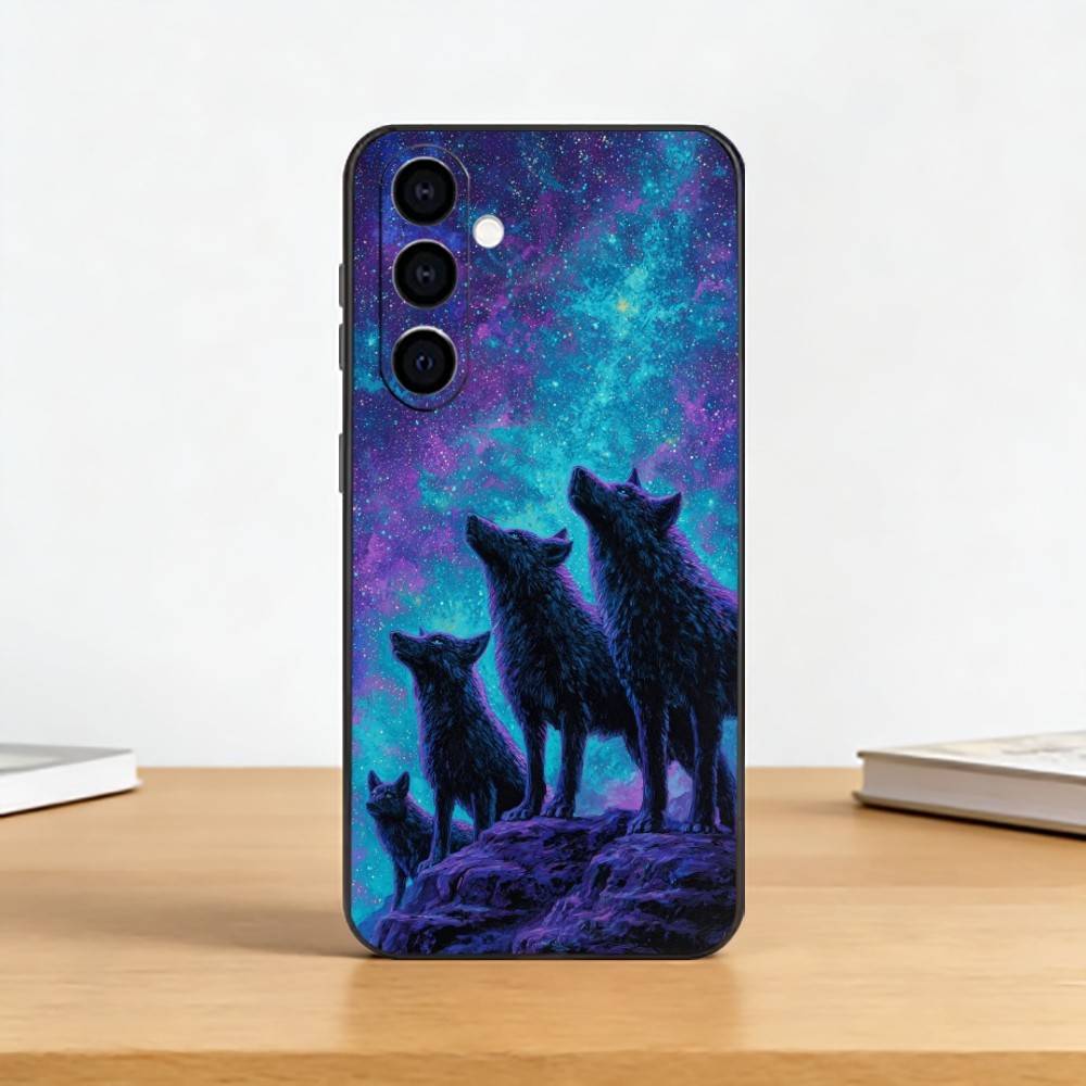 

A-Alpha Sigma Wolf Phone Case For Samsung Galaxy A73,A72,A71,A70,A53,A52,A51,Others Soft Black Cover Samsung a73 5g