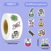 500Pcs/Roll Q Chemical Experiment Kids Rewards Stickers - DIY Scrapbooks Album Decor Sealing Label Decals