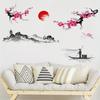 1pc Chinese Style Sakura Japanese Pink Cherry Blossom Tree Decoration Mural Decals Wall Sticker Poster Wallpaper Decor.