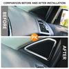 For Ford Kuga Escape 2013 2014 2015 2016 2017 2018 2019 A Pillar Speaker Frame Cover Decoration Sticker Trim Accessories