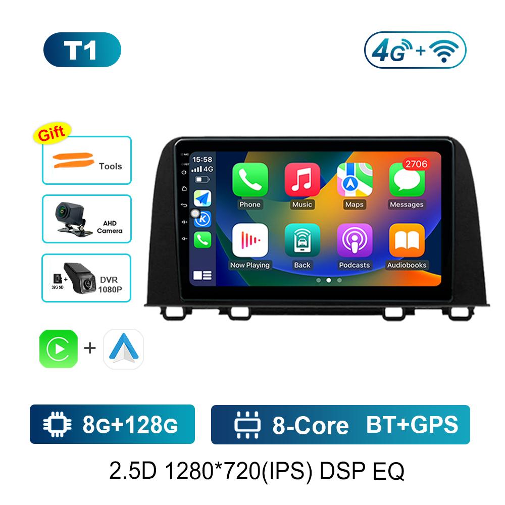 9 '' for Honda CRV CR-V 5 RT RW 2017 - 2019 Car Radio Multimedia Player Android Intelligent System GPS Navi WiFi+4G HD Screen