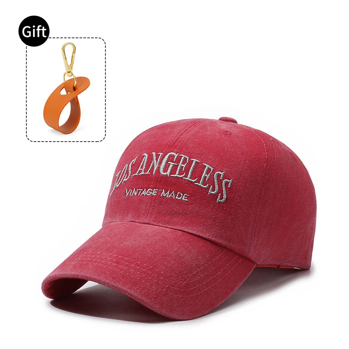 

Hats, Women s Hats, Face-Flattering Designs, Cool Korean Embroidery, Soft Top Lettering, Sunshade Baseball Caps, Denim Men s Free Hat Clips красный