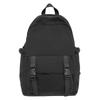 Solid Color Backpack Men's Nylon Waterproof Large Capacity Lightweight Travel Backpack Student School Bag