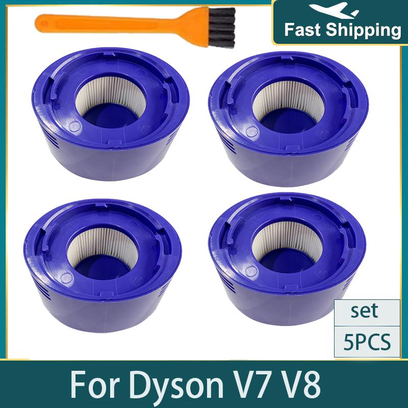 Pre-Filters HEPA Post-Filters Replacements for Dyson V8 and V7 Absolute Cordless Vacuum Cleaners Filter for Dyson 7 8