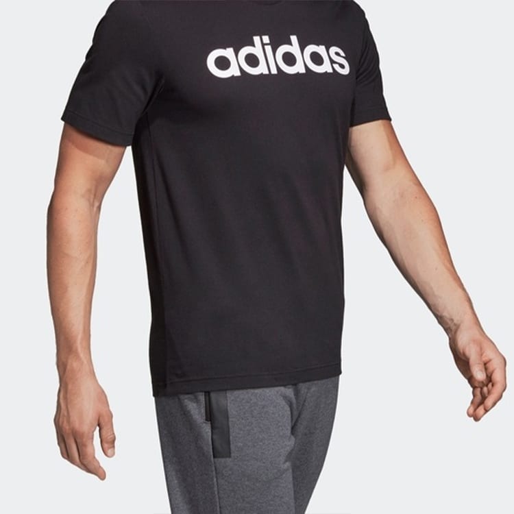 Adidas ESSENTIALS T Shirt Men's Black DU0404