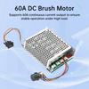 DC10-55V 60A DC Brush Motor Motor Speed Switch Induction Speed Switch Forward and Reverse Digital Tachometer Motor Governor