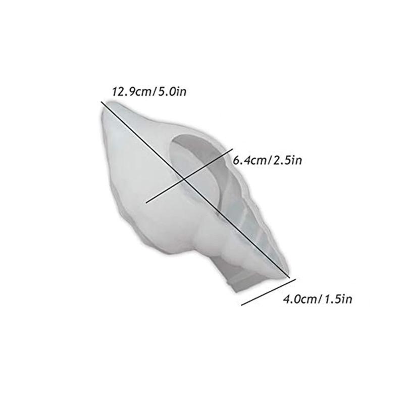 Silicone Conch Shaped Tray Mold Creative Sea Snail Epoxy Resin Casting Mold for Making Jewelry Tray Dishes Storage Home Decor Re
