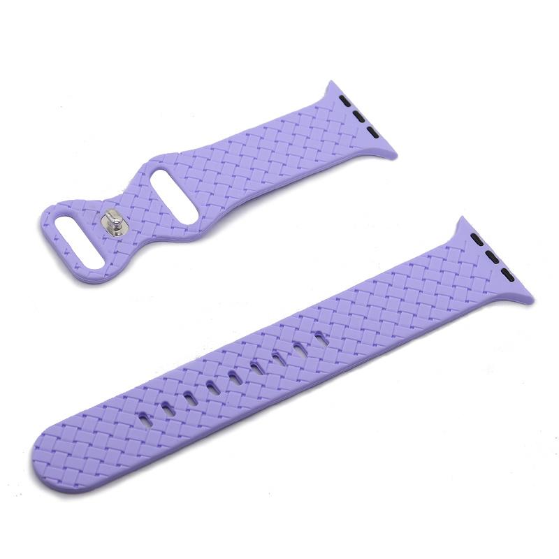 Silicone Braided Strap For Apple Watch Band 49mm 44mm 45mm 42mm iWatch 40mm 38mm 41mm Correa Watchband Bracelet Apple Watch Serie 7 3 5 6 Se 2