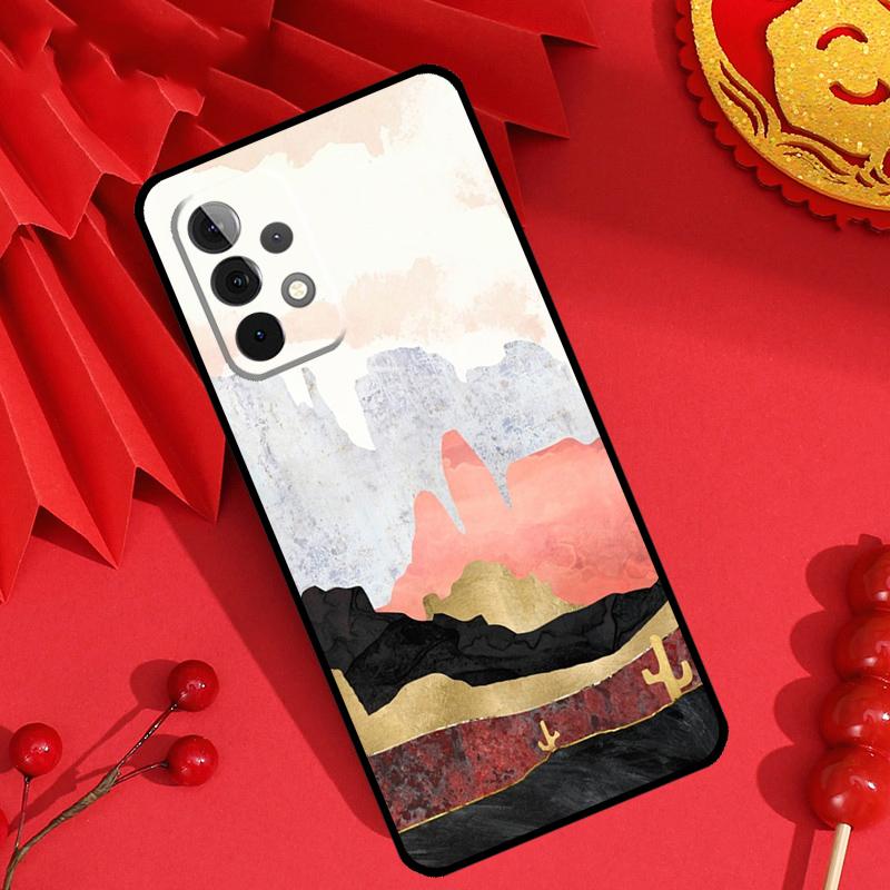 Gold Landscape painting Case For Samsung Galaxy M21 M31 M35 M12 M13 M14 M15 M06 M16 M36 M56 M53 M32 M52 M55 M34 M54