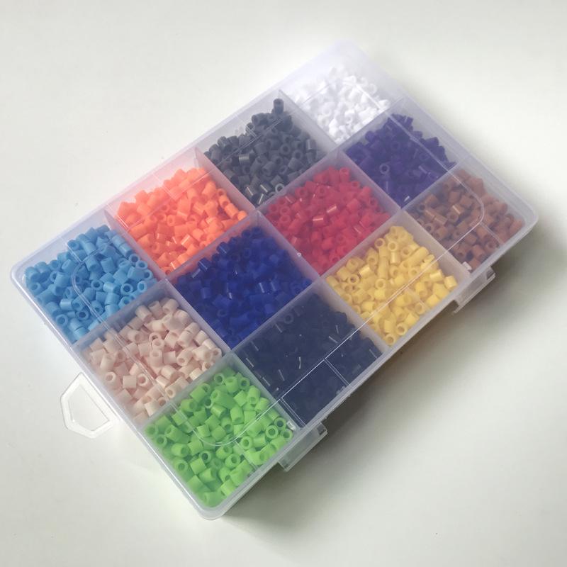 

Экологичные термомозаики: Набор из 12 цветов 5 мм для детских творческих поделок и развивающих пазлов