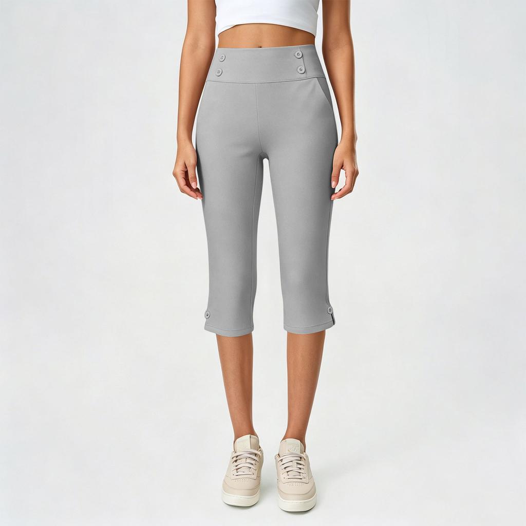 Women's Yoga Pants with Pockets, High Waist Stretch Workout Tights, Color Comfort Fit