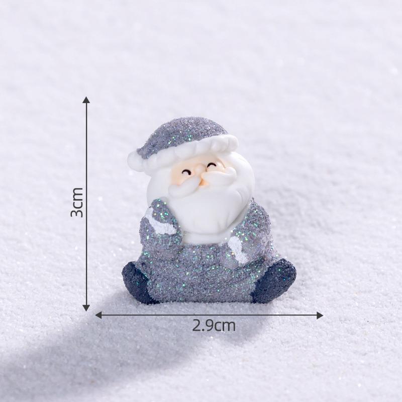 

Микро-ландшафт Мультяшные Сани Санта-Клауса Декоративные Аксессуары Мини-украшения 11#