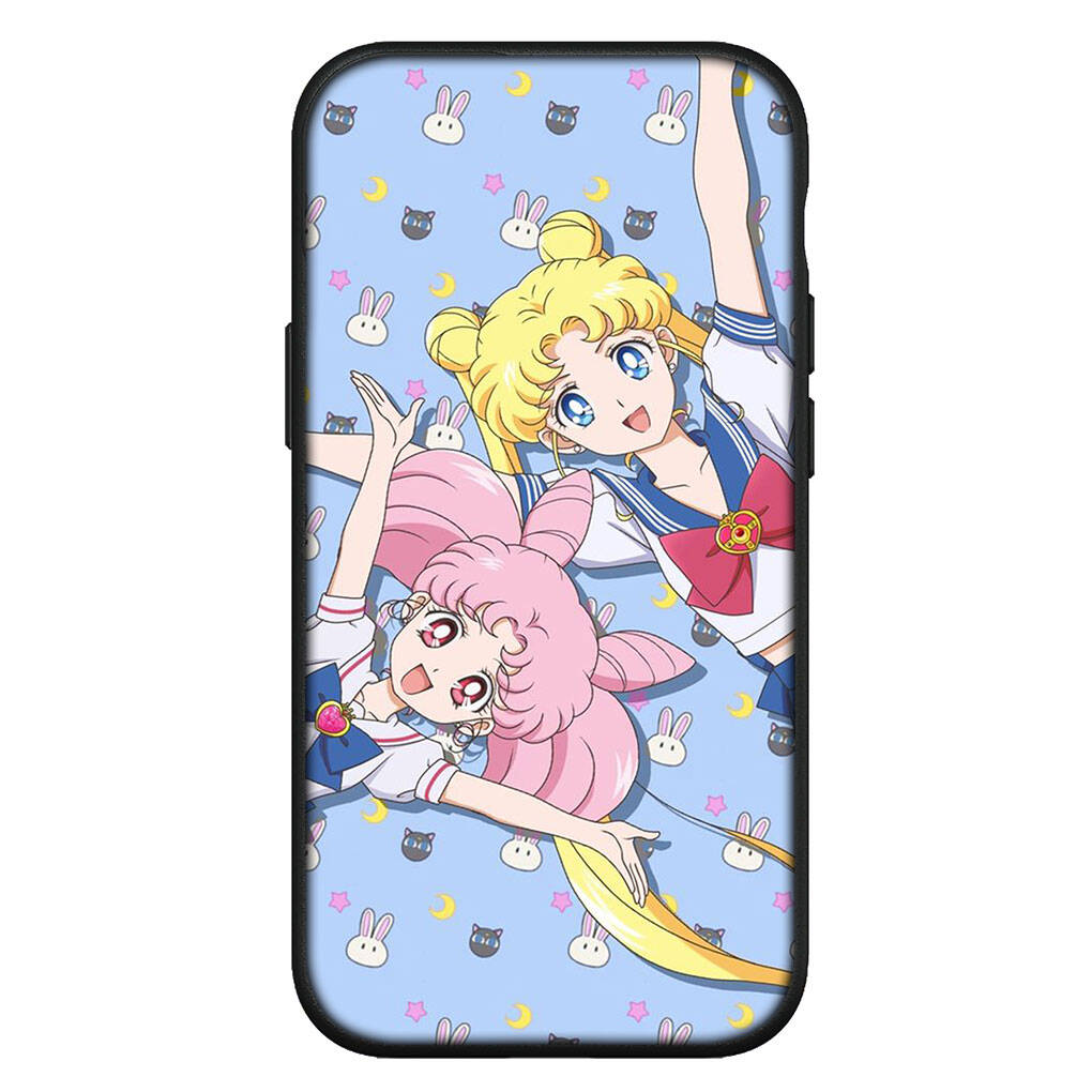 Cover for iPhone 17 16 15 Xiaomi Poco Redmi Note 14 13 12 11 Pro Max 9 16e Samsung Galaxy S25 S24 S23 OPPO Huawei Anime Sailor Moon Girl Phone Case