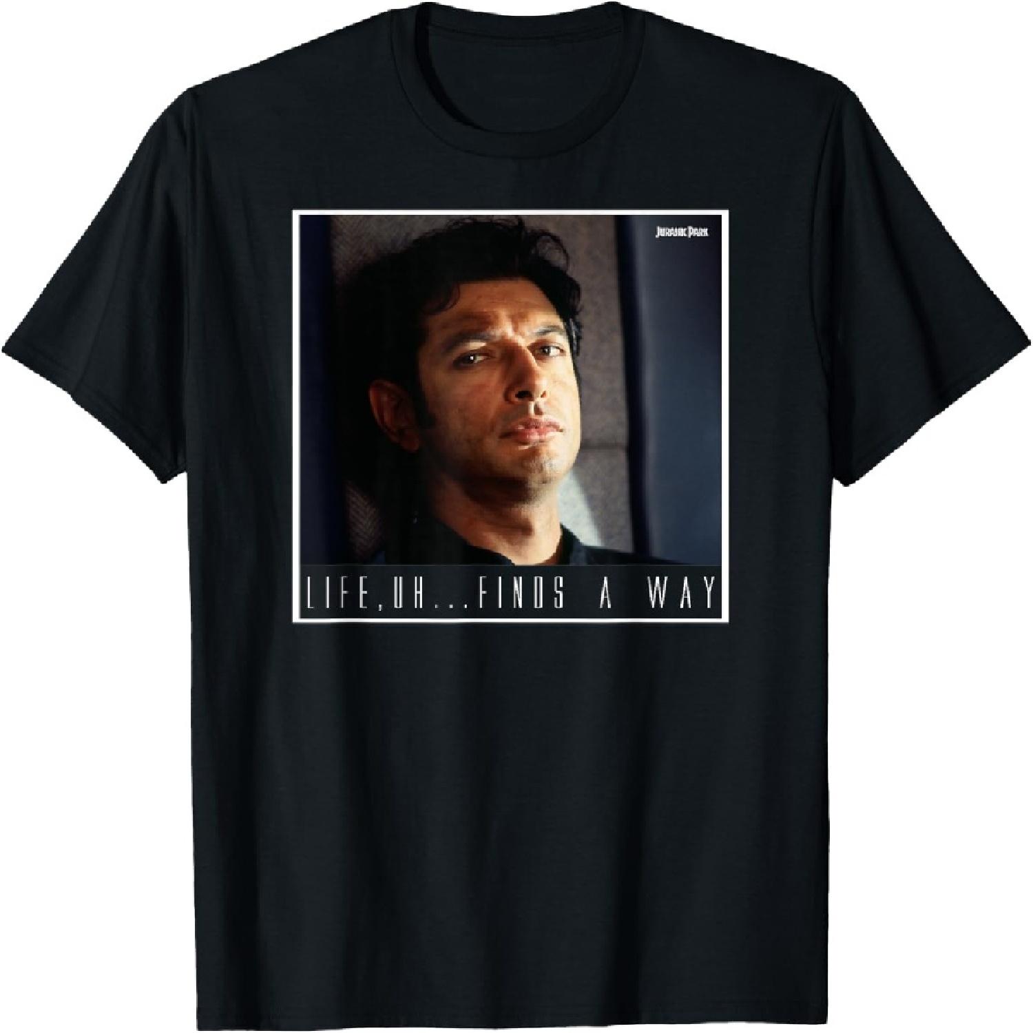 Jurassic Park Ian Malcolm Life Finds A Way Graphic T-Shirt T-Shirt XXXXXL разноцветный