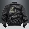 Men's Retro Loose-Fit Leather Jacket - Spring/Autumn Korean Casual Style Workwear Lapel Motorcycle Jacket
