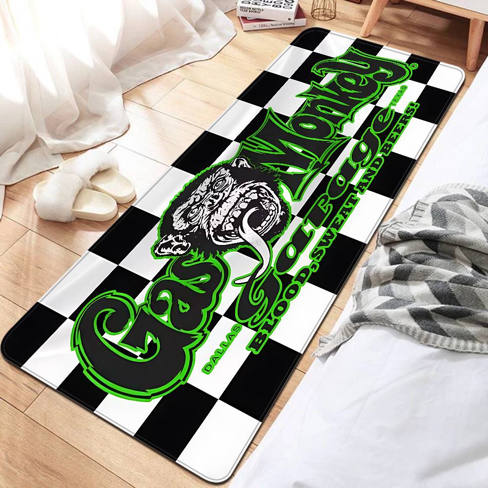 Gas Monkey Garage Logo Room Mats Nordic Style Home Doormat Bathroom-Toilet Mats Bedroom Hotel Decor Mat