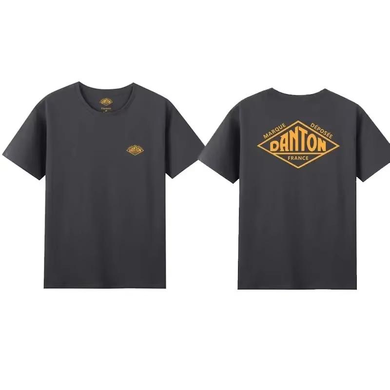 

Летняя футболка из чистого хлопка в японском стиле для мужчин и женщин, парный образ в французском стиле, роскошный бренд, графические футболки, футболка Ins 4XL