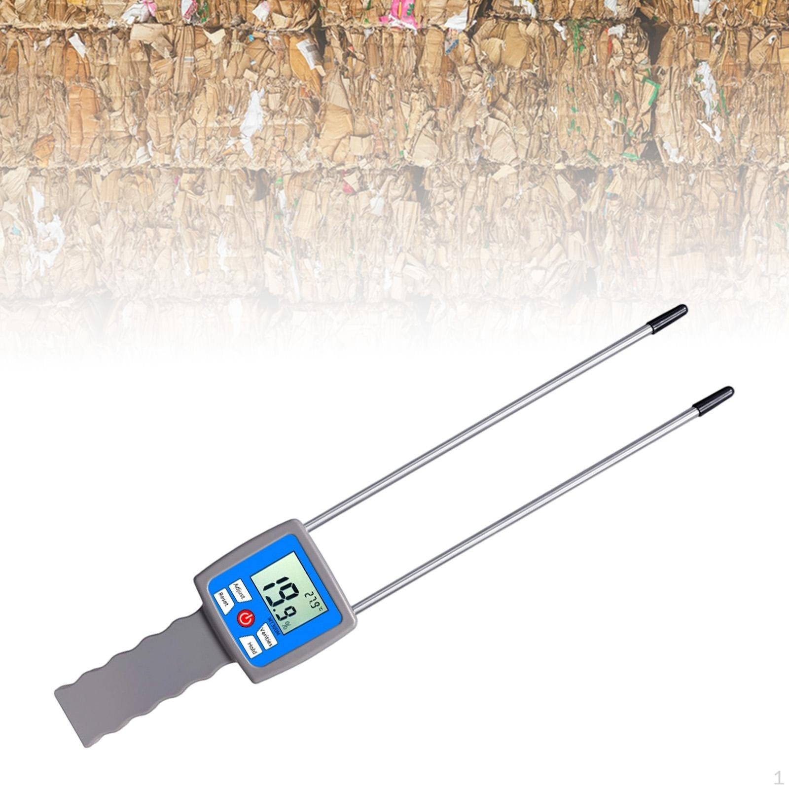 

Влагомер с , Ручной Многоцелевой Прочный Портативный Дисплей с Подсветкой для Макулатуры Корма