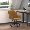 Day and Night - Day and Night Brown Velvet Swivel Office Chair