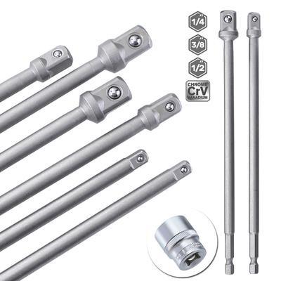 Socket Adapter Extension Hexagonal Shank  To Square Socket Electric Wrench Extension Converter