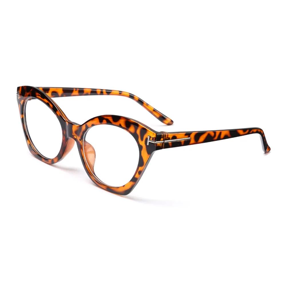 

Модные леопардовые очки с защитой от синего света, прозрачные нерегулярные оправы, очки оптического видения, блокирующие синие лучи, компьютерные очки