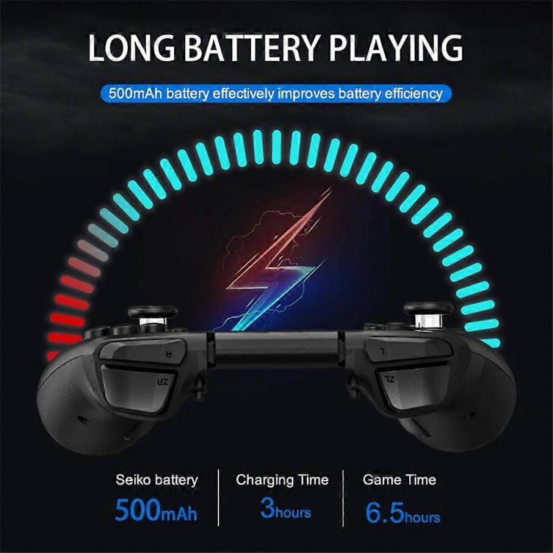 LINYUVO For Nintendo Switch Switch Lite Switch OLED Joy-Con Wireless Controller with RGB Backlit and