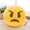 32cm Cute Funny Face Plush Pillow Angry Emotion Cushion Soft Nap Toy for Kids Indoor Decor Holiday Gift